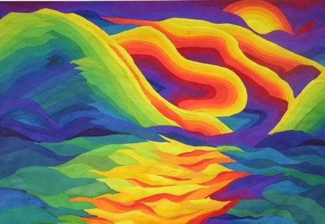 课程回顾 | 补色,对比色,邻近色讲解——画画很美系列