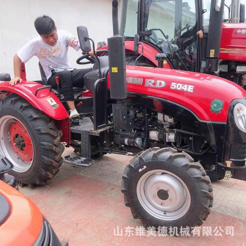 洛阳拖拉机 厂家直供万年红504农用四驱四轮拖拉机 东方红发动机