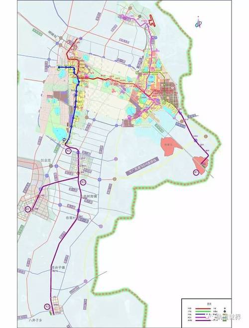 大庆市城市轨道交通线网规划图