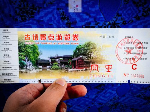 同里古镇景区门票