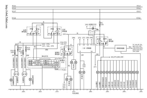 福田奥铃电路图