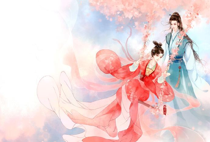 古风情侣壁纸手机壁纸古风图片高清唯美壁纸96张