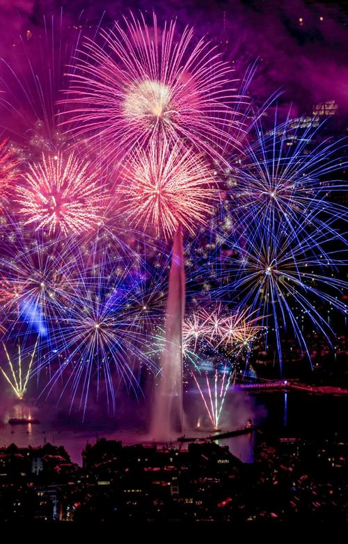 除夕之夜灿烂唯美烟花秀