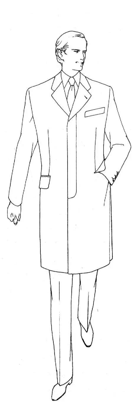 overcoat的简笔画