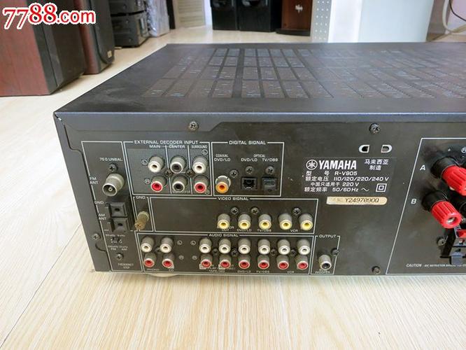 雅马哈功放机r-v905双光纤同轴5.1二手原装进口音质好