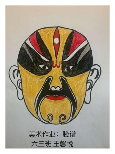 学画京剧脸谱,感受国粹魅力——长征小学六(3)班