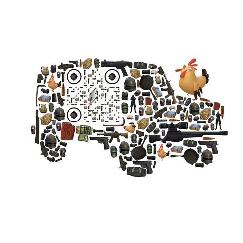 艺术二维码吃鸡绝地求生刺激战场