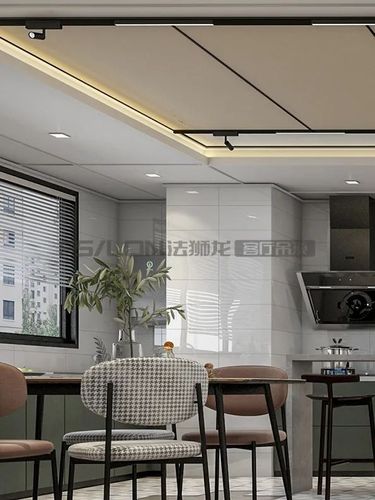 法狮龙客厅吊顶系列图片北欧轻奢风效果图