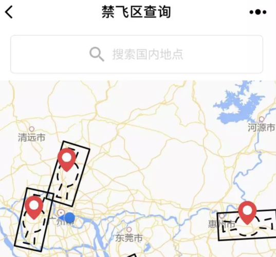 无人机禁飞区查询助手,十秒可查询无人机禁飞区