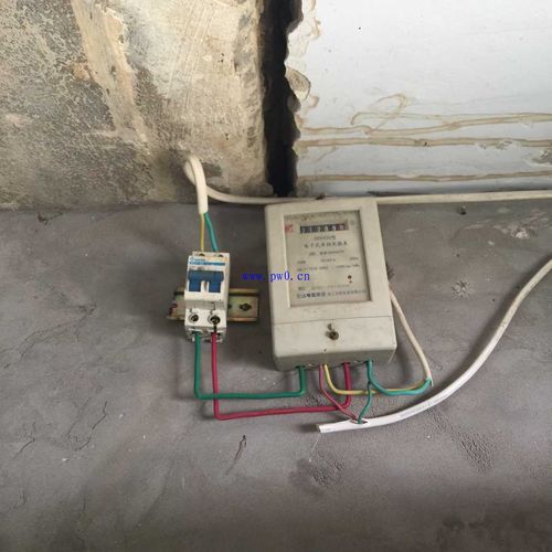 电表和空开连接图