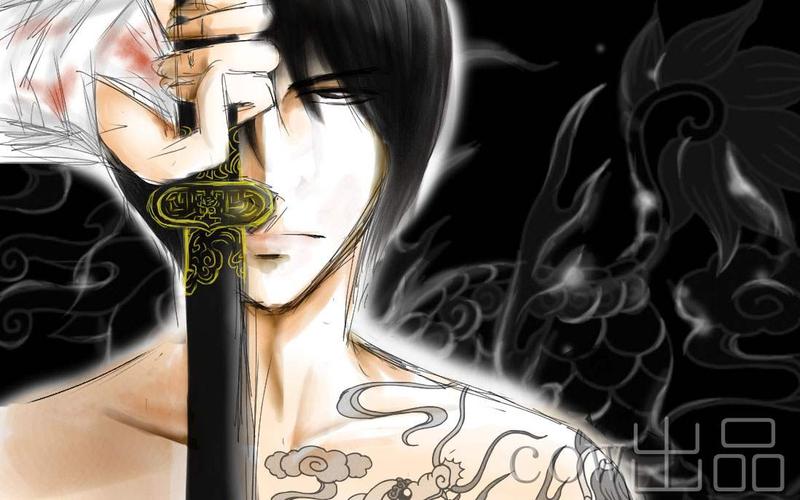 求《盗墓笔记》漫画版的张起灵图片.就是单独的人设那