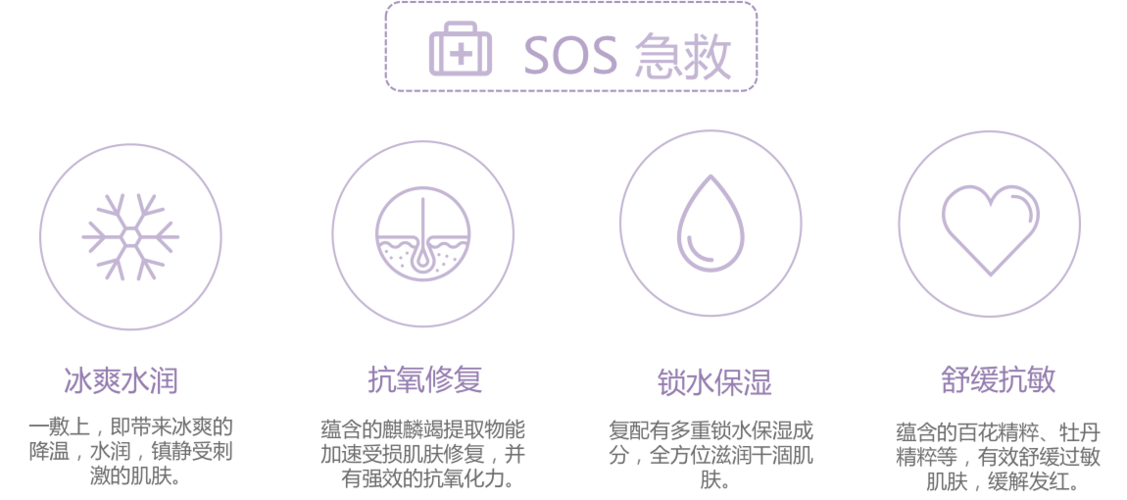 sos舒缓修护面膜
