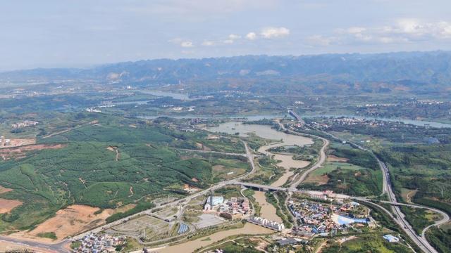 建设中的广西百色市百东新区|右江区|三塘|四塘镇