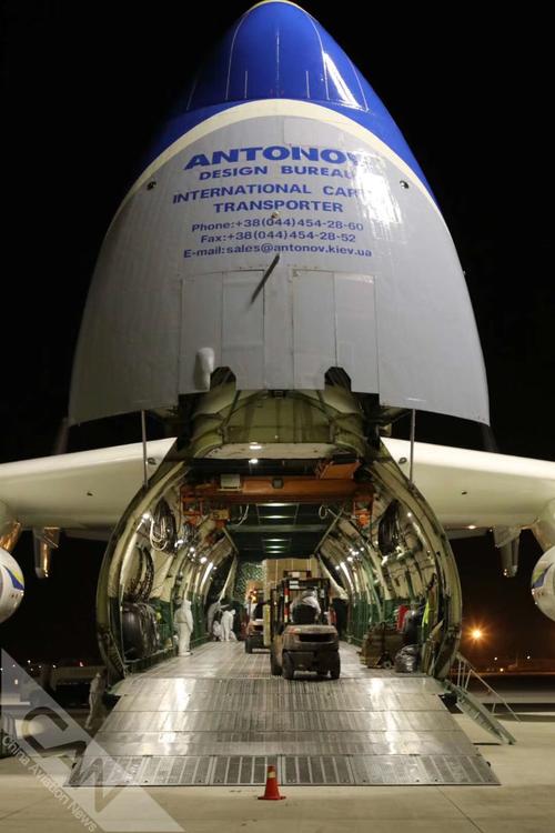组图:世界最大运输机安-225来华运输抗疫物资