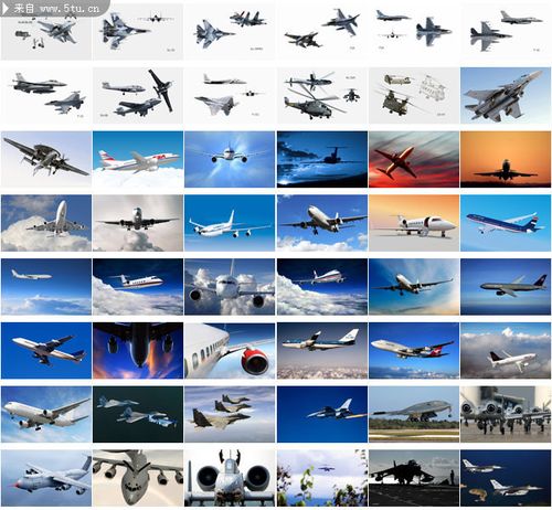 各类飞机超清晰图片