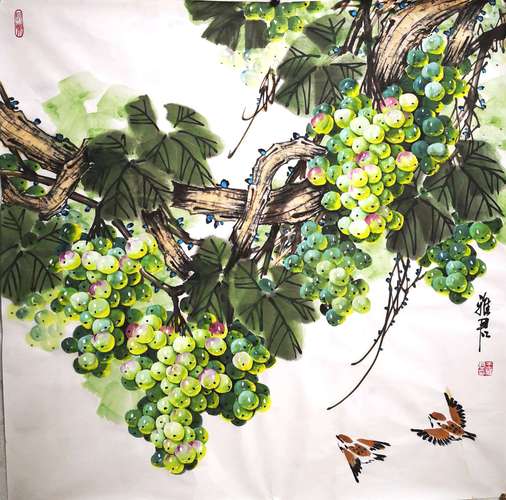 《秋实图》王雅君作品