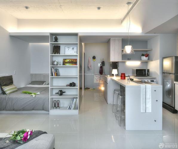 简约家居设计30平米小户型室内装修效果图