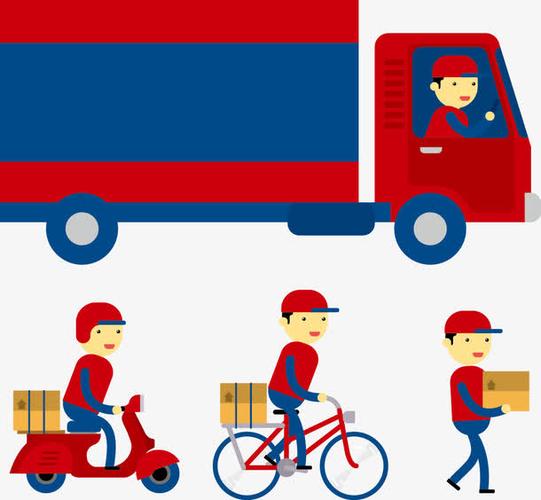 关键词 : 货车,送快递,代步工具,免费矢量下载