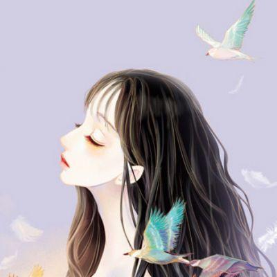 唯美手绘女生头像