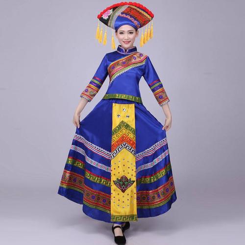 苗族少数民族服装男女土家族民族舞蹈演出服装壮族瑶族侗壮族服饰