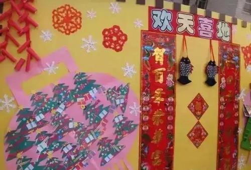 幼儿园元旦环创大全:吊饰主题墙门口装饰等,35个方案可参考!
