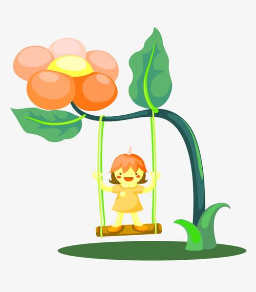 关键词 : 六一,儿童节,孩子,卡通,植物,绿叶,人物