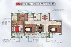 淮北龙记檀府户型图-房型图-平面图-吉屋网