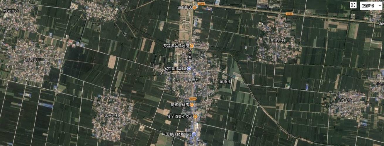 封丘各乡镇卫星图