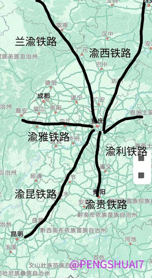 渝东11个区县,渝南6区县,渝东以万州为交通枢纽中心,渝南以黔江为枢纽