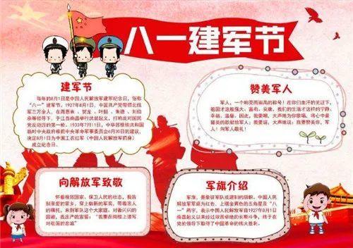八一建军节手抄报图片素材 最漂亮早上好动态表情图片
