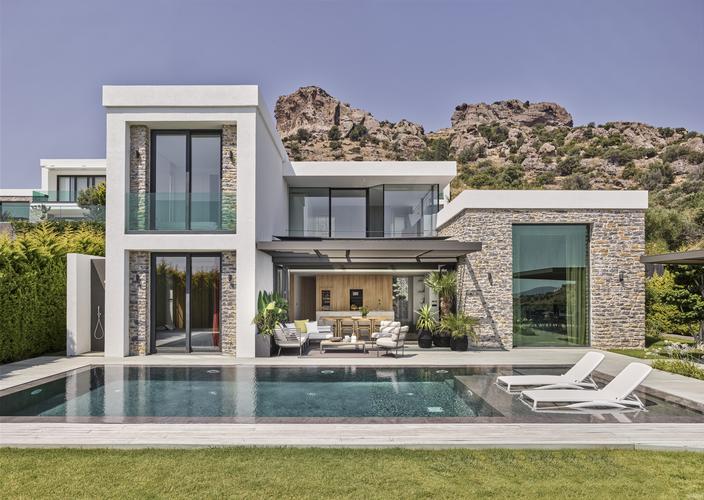 国外住宅设计案例:静谧,自然,极简,土耳其villa draman别墅