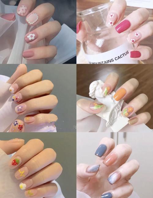 夏日小清新美甲图片分享