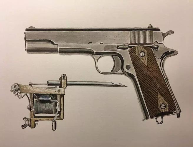 【出神入化】看看喜欢枪械的画师用铅笔画下的武器
