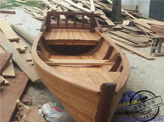 专业制作3米欧式木船 手划船 景观船 装饰船 木船制作 公园游船图片_4