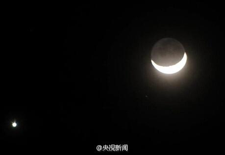 "火星合月"美丽天象25日将现身夜空