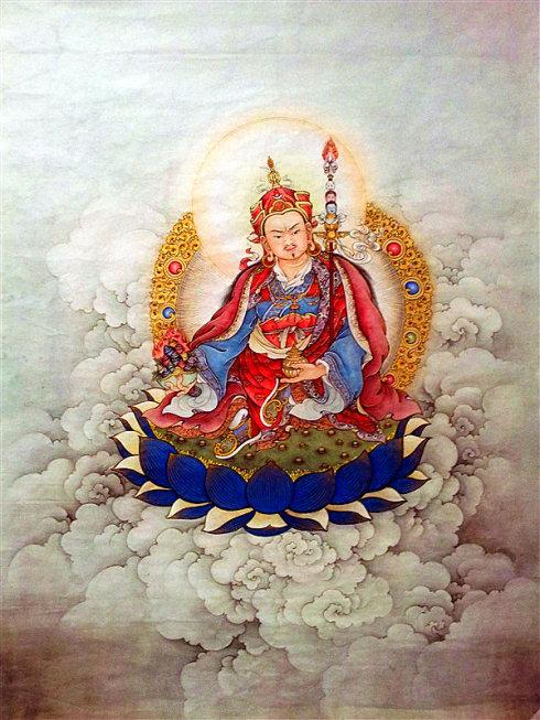 透过莲师我们领受到一切诸佛菩萨的加持力