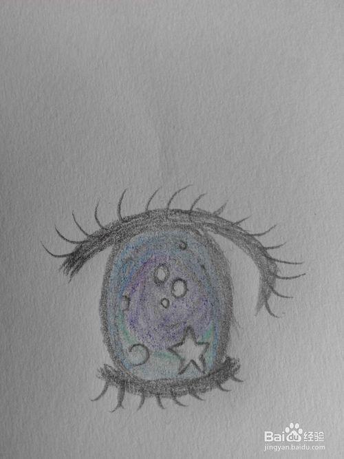 如何在纸上画出漂亮的眼睛