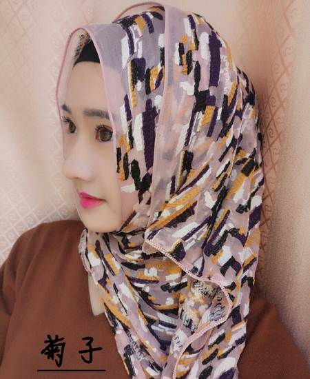 穆斯林纱巾真丝—兰州日用品