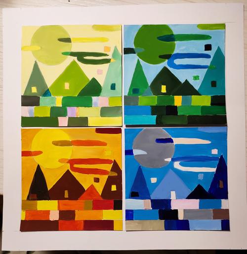 色彩构成 色彩联想 -chen_羽峣