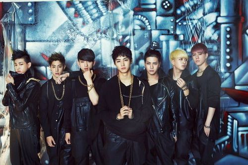 于去年崭新出道,韩国三大经纪公司jyp强势新人男子团体got7,今年初