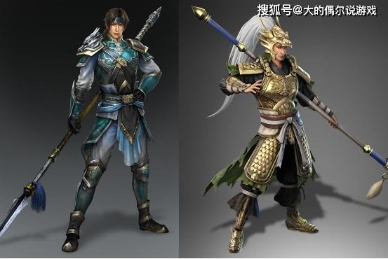 三国游戏中的赵云和马超的形象对比