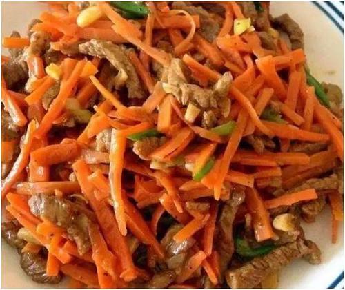 胡萝卜炒肉