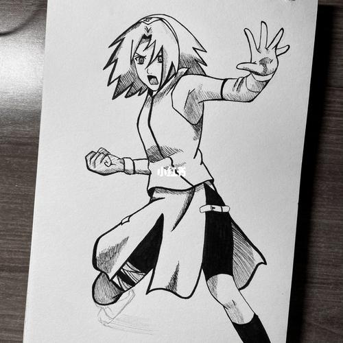 小樱_火影忍者_文化_绘画