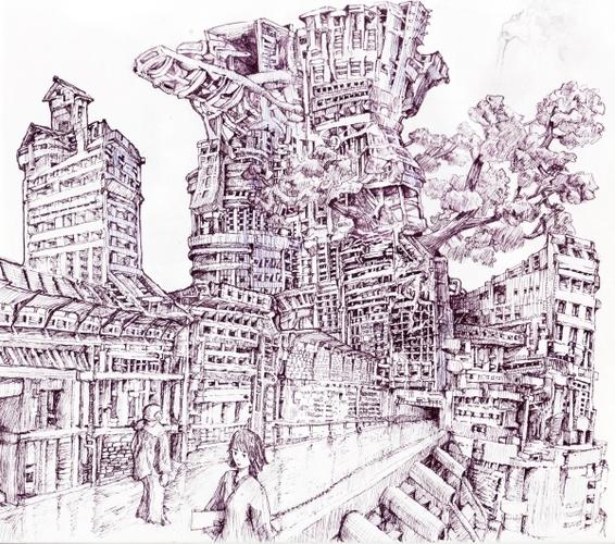 跪求一张科幻画 水平高一些.我要临摹.要图片.