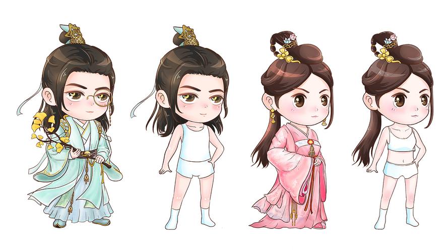 q版牛郎织女形象设定