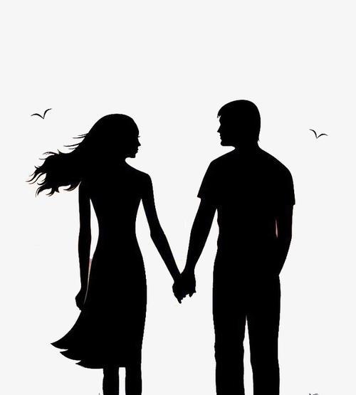 情侣头像手牵手背影在海上