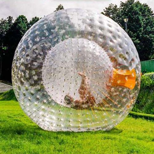 天津厂家直销tpu悠波球草地球冬季雪场大型充气玩具设备翻滚球