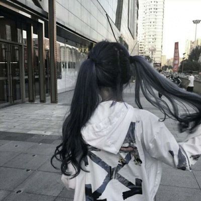 2021q友乐园闺蜜背影头像一人一张校园漂亮可爱女生一对