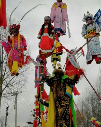 正月十二天水市社火组图(文秀才)