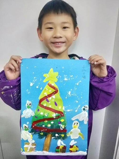 《水粉‖圣诞树》